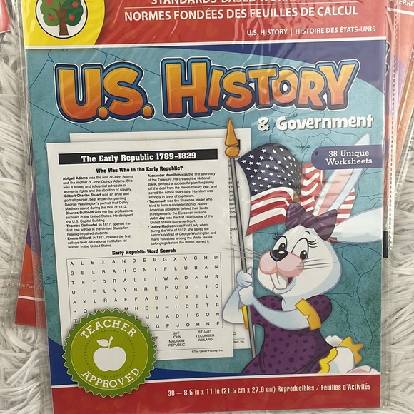 NEW. (4) Grades 4-6 worksheets. Science, science experiments, history, geography - Picture 5 of 5